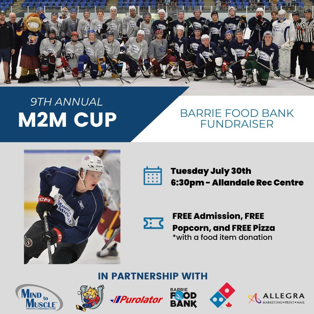 News > 9th Annual Mind 2 Muscle Cup (Barrie Minor Hockey)